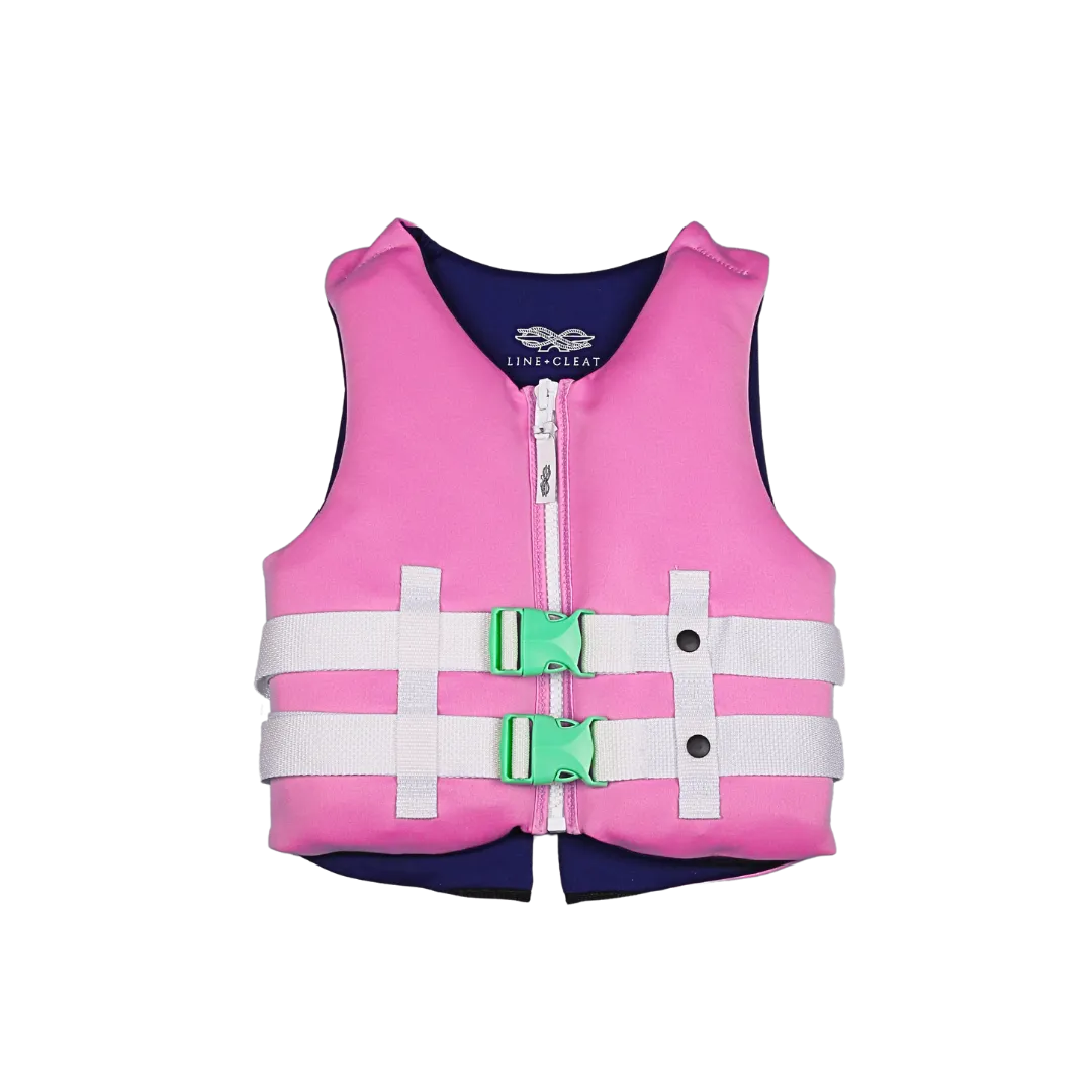 Pink USCG Life Jacket (50-90 lbs)