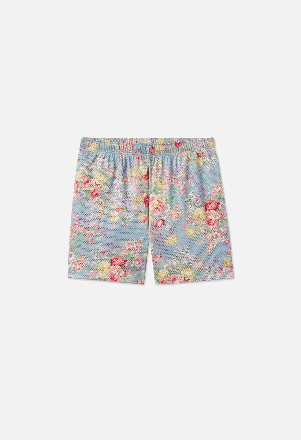Practice Shorts / Blue Tuscan Floral