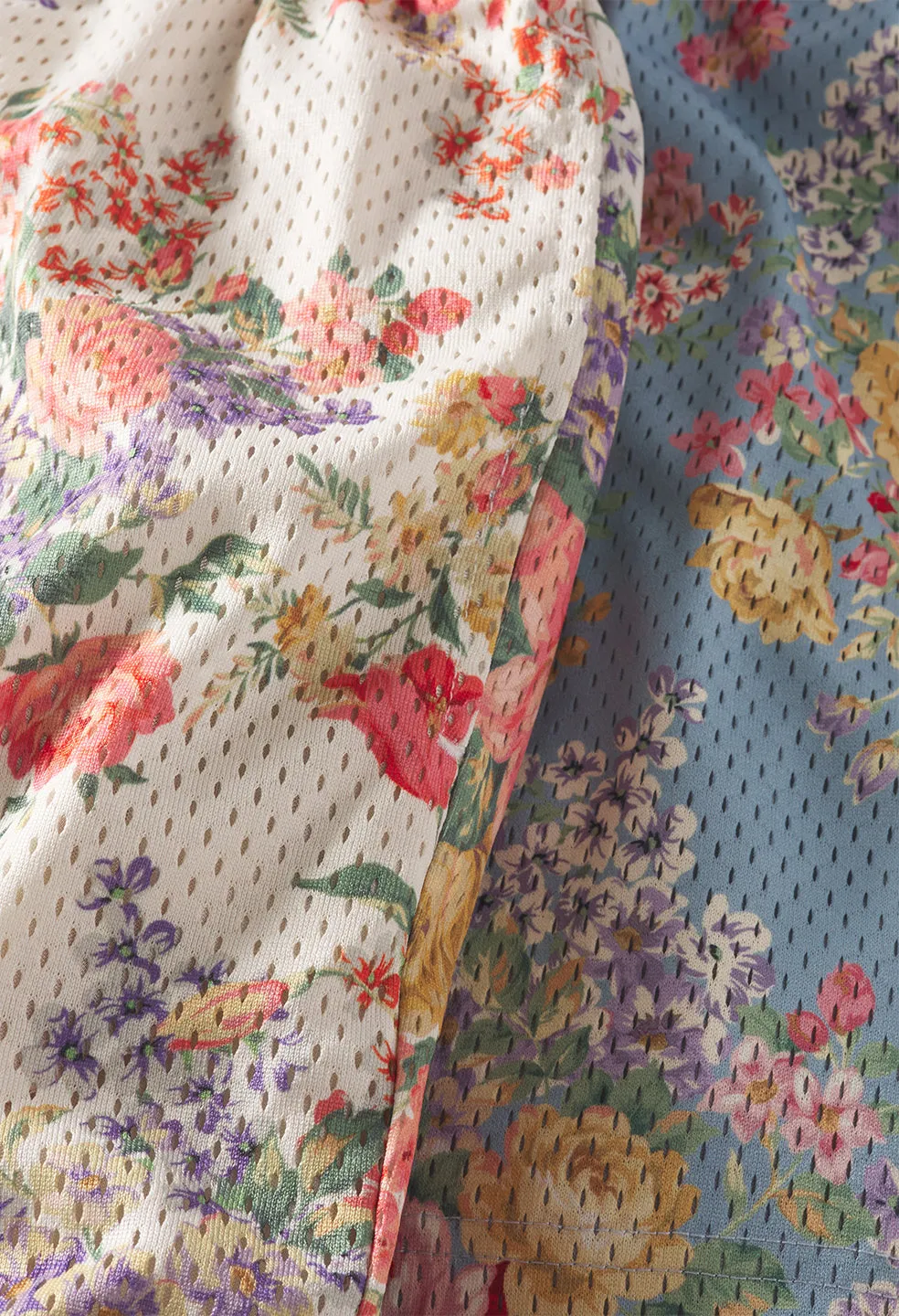 Practice Shorts / Blue Tuscan Floral