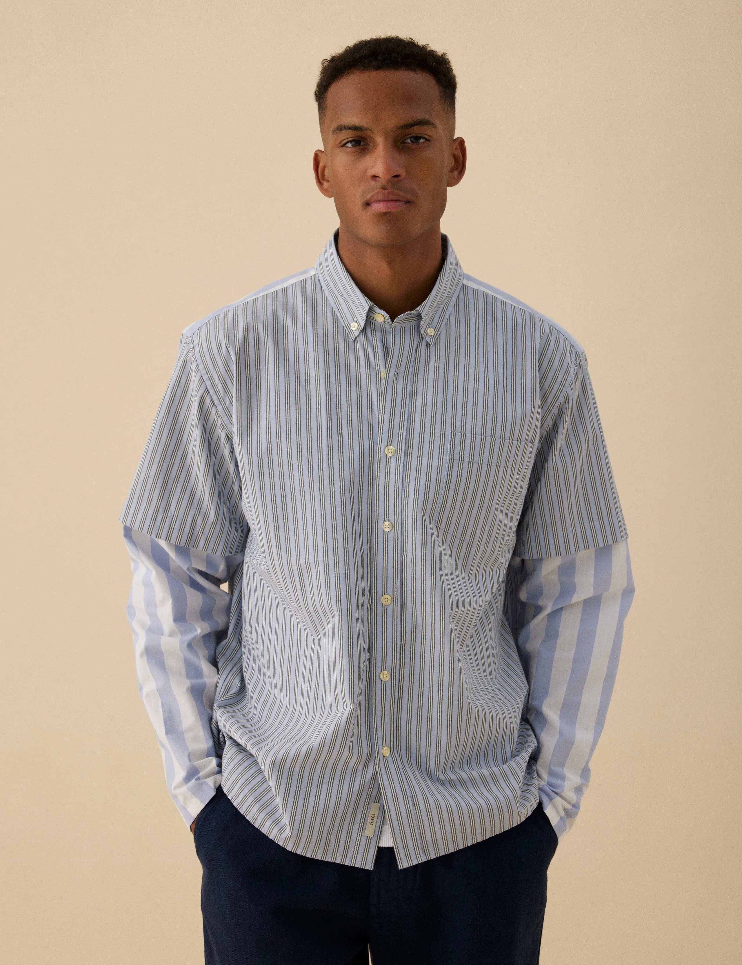 REST SHIRT - LIGHT BLUE/CLOUD