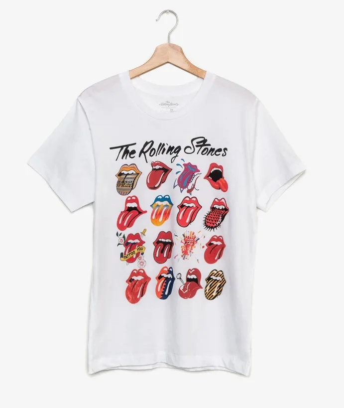 Rolling Stones Licks Over Time Licensed Graphic Tee