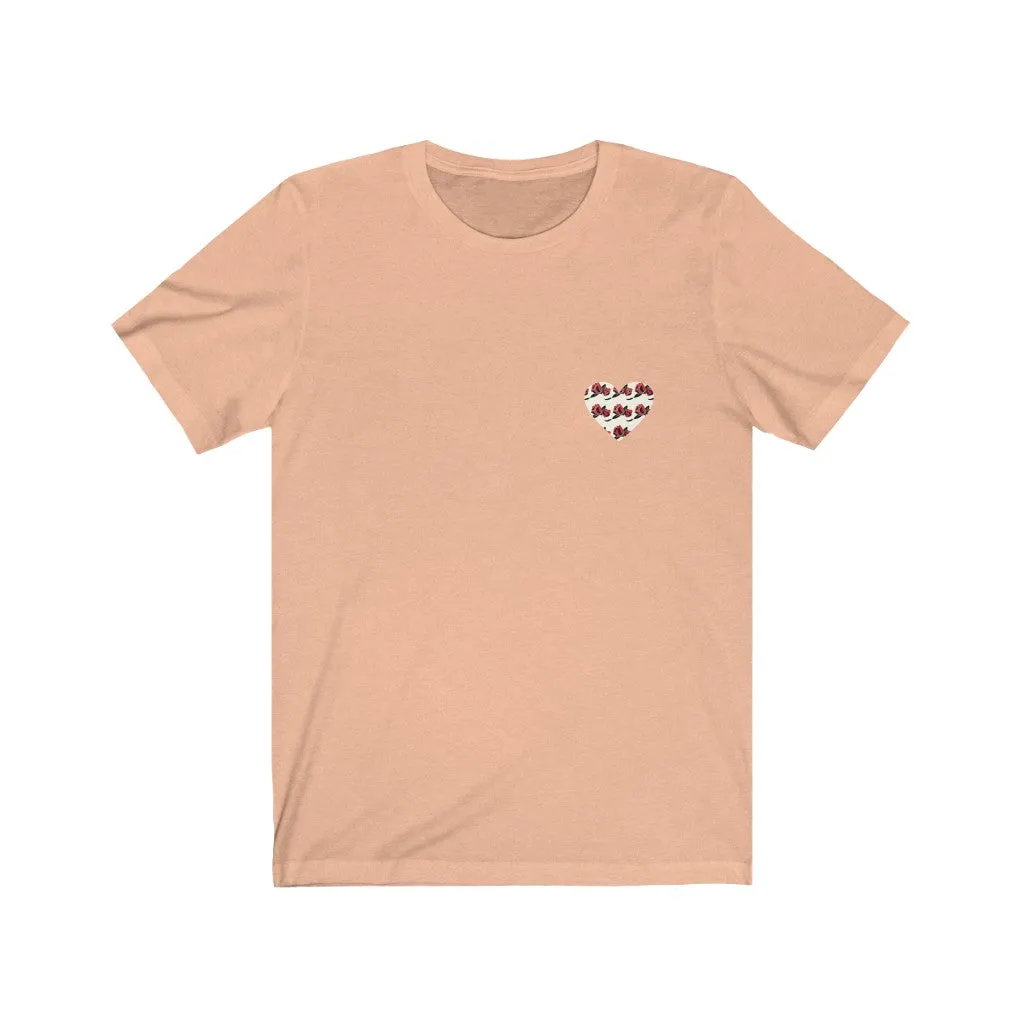 Rosy Heart Short Sleeve Tee