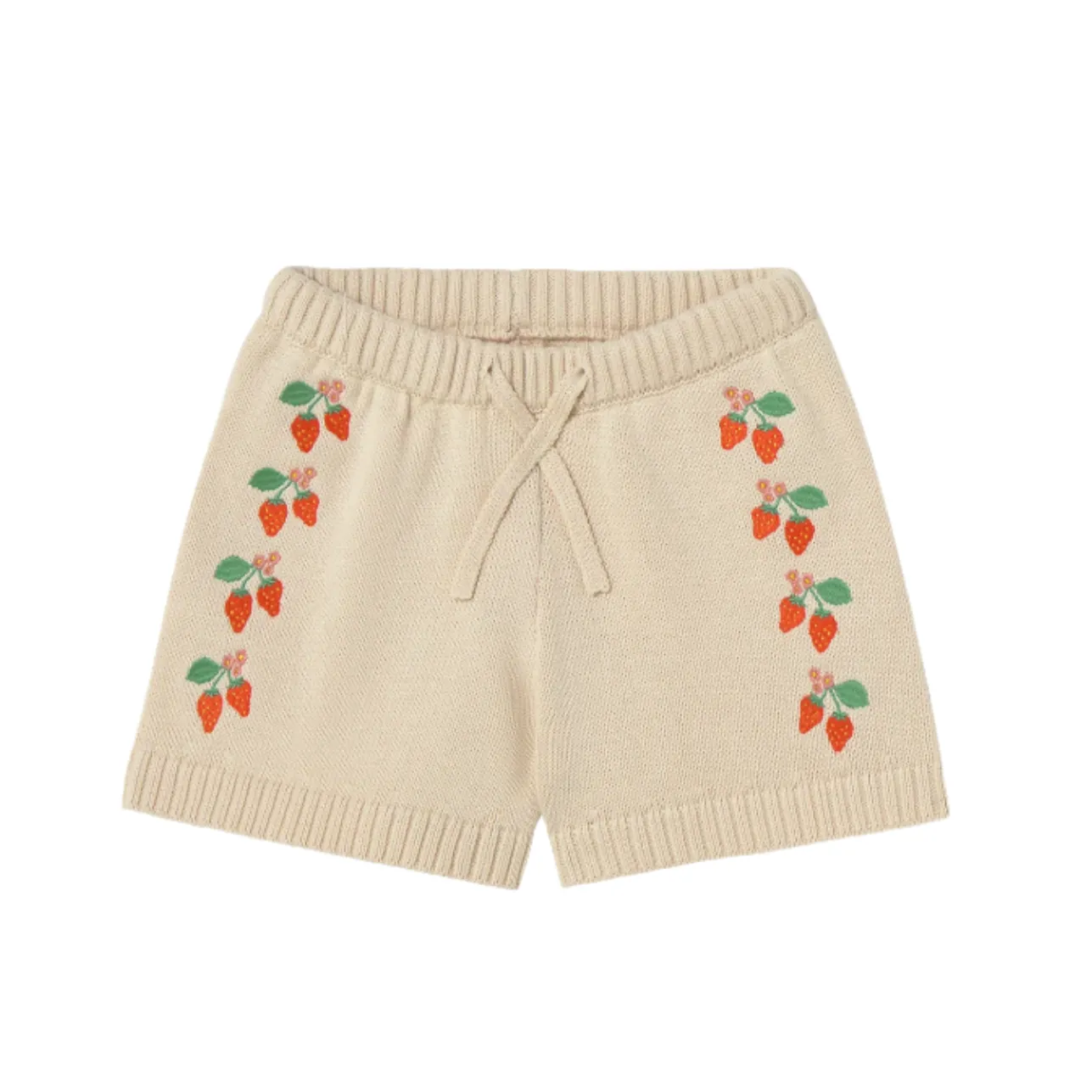Strawberries Shorts Light Cream