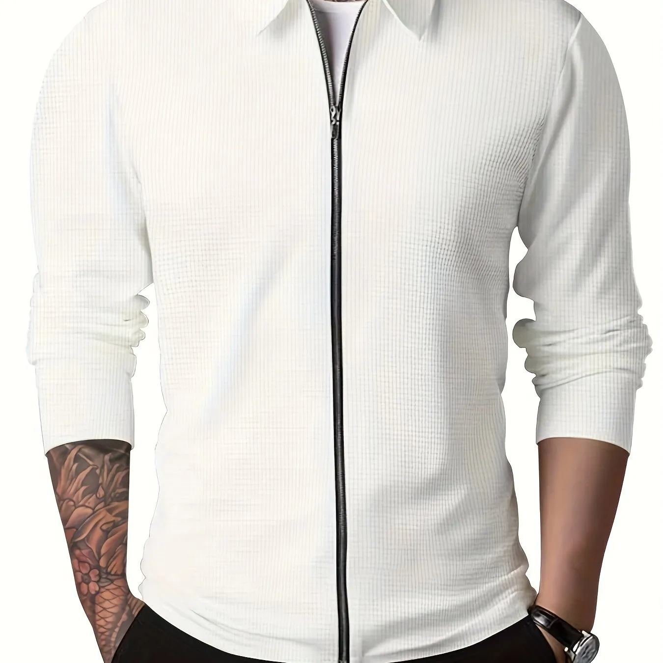 Stylish Lapel White Coat Jackets for Men