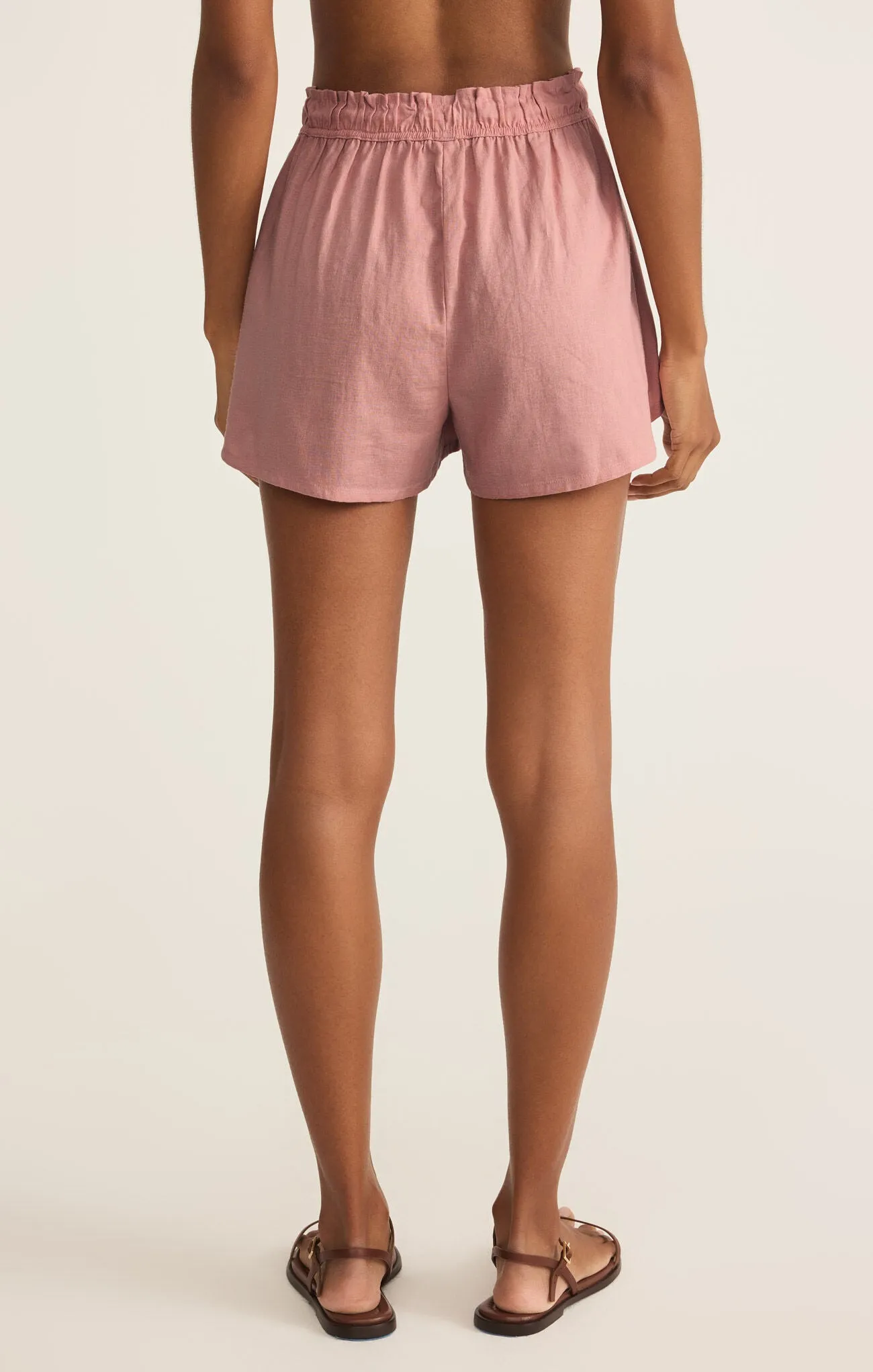 The Perfect Linen Short-Pink