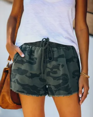 TRIP COTTON POCKETED CAMO SHORTS