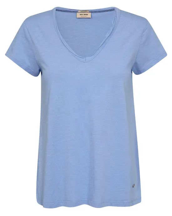 Tulli V Basic Tee Hydrangea