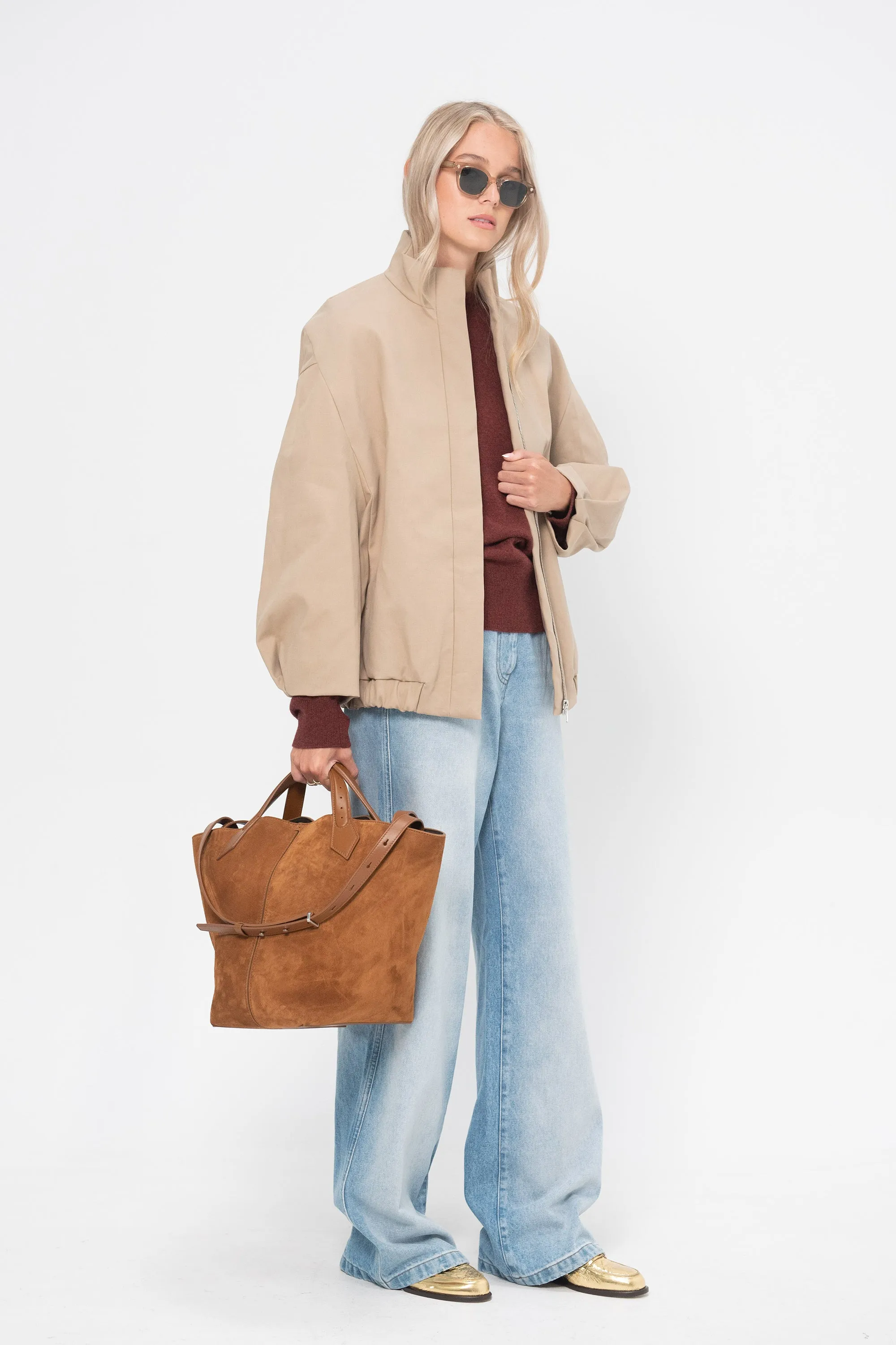 Wide Leg Denim, Light Blue