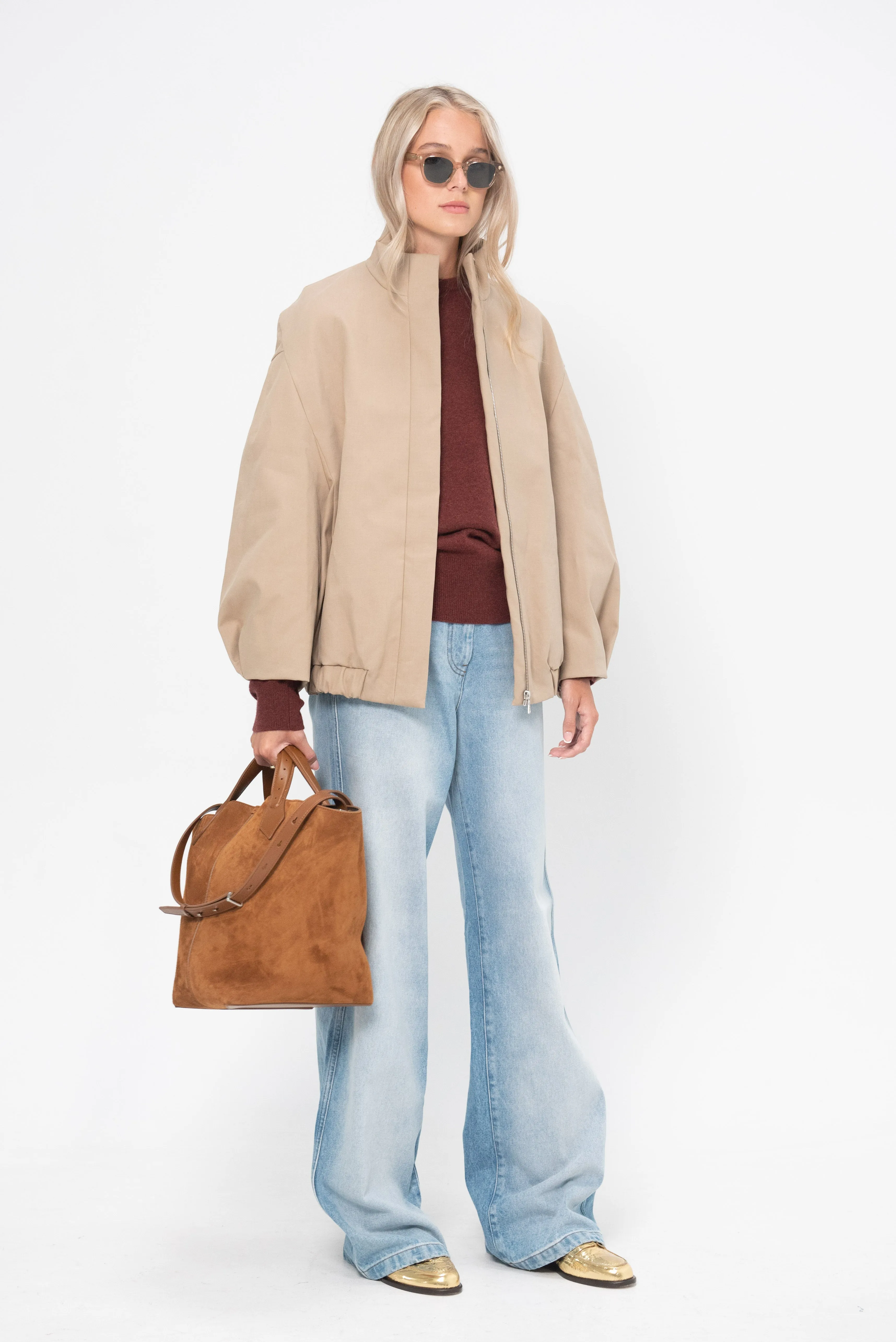 Wide Leg Denim, Light Blue
