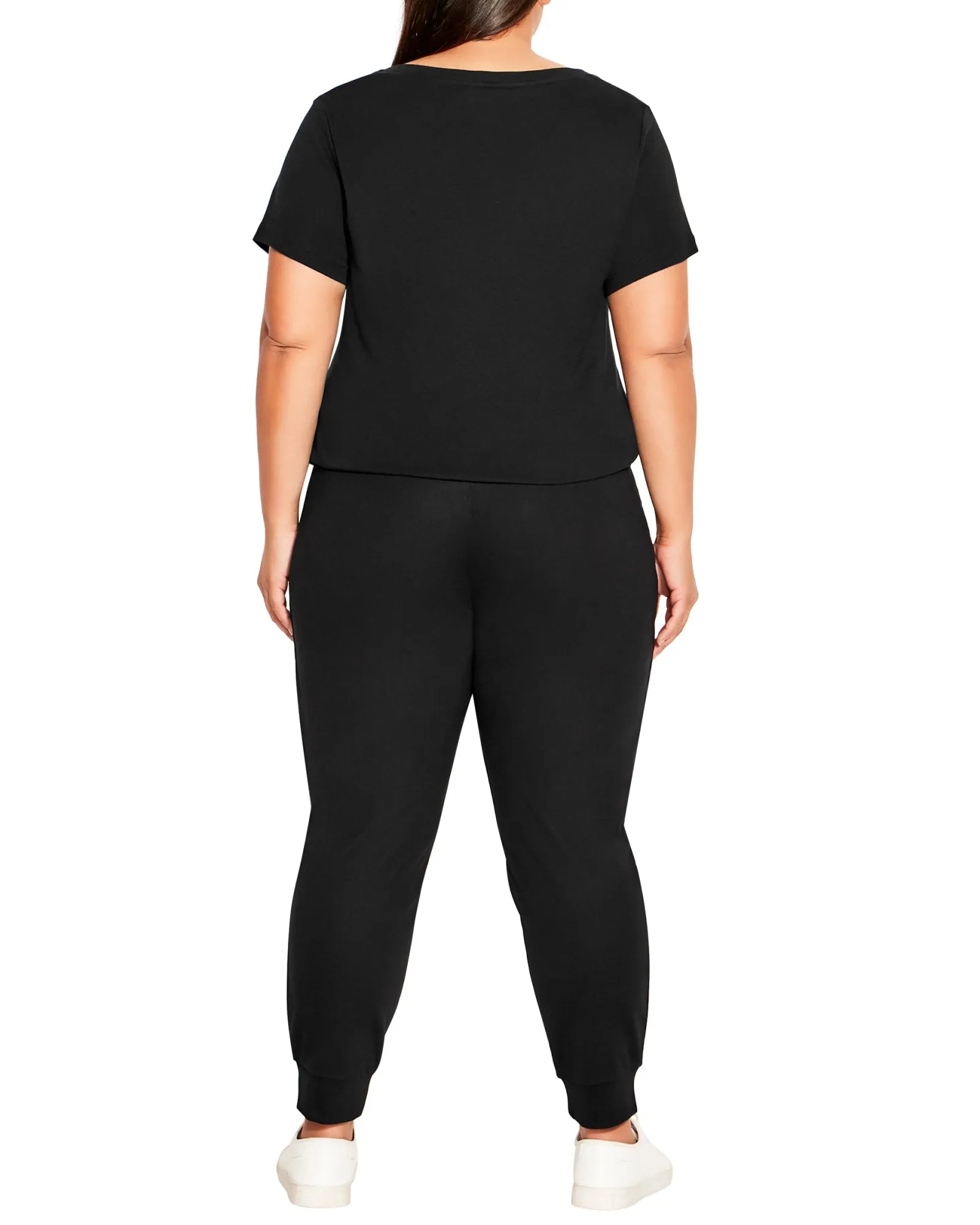Willow Zipped Jogger | Black