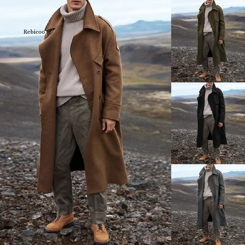 Winter Long Trench Warm Coat