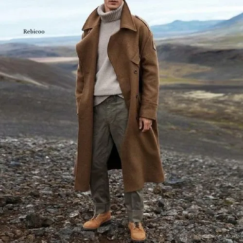 Winter Long Trench Warm Coat