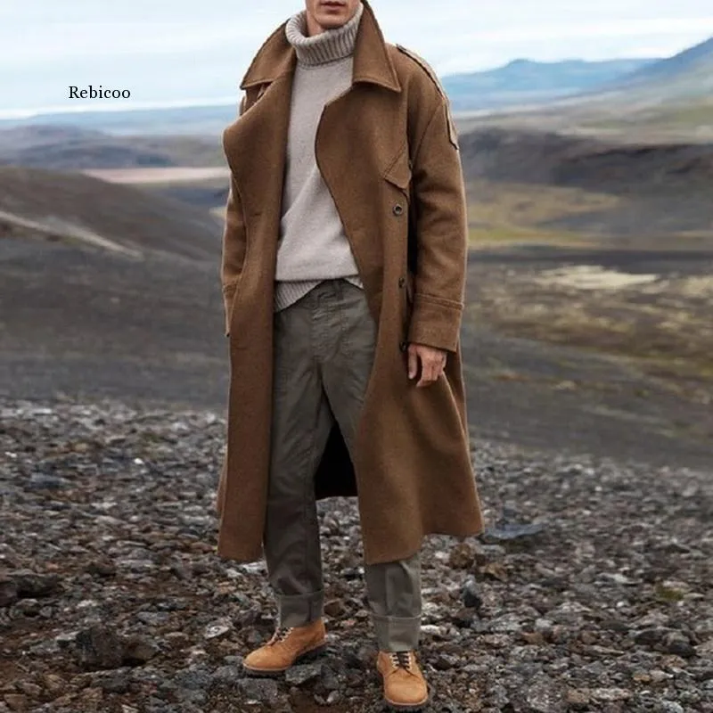 Winter Long Trench Warm Coat