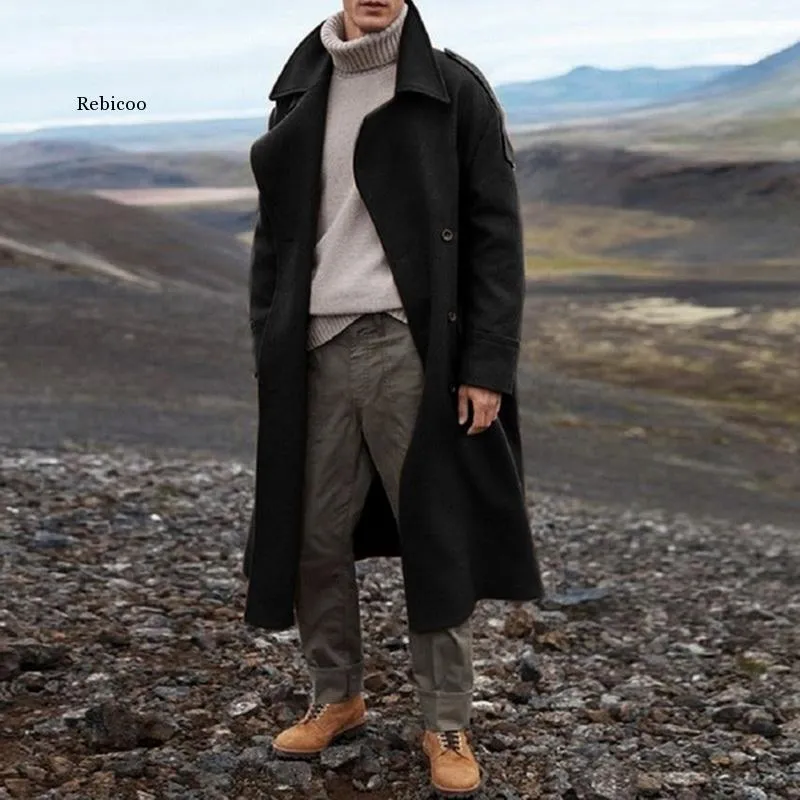 Winter Long Trench Warm Coat
