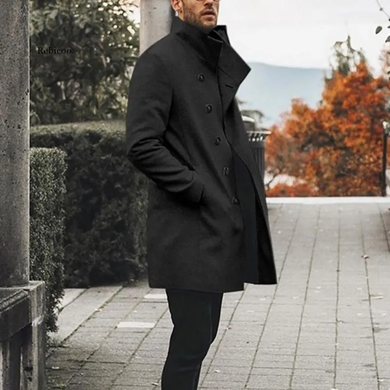 Winter Long Trench Warm Coat