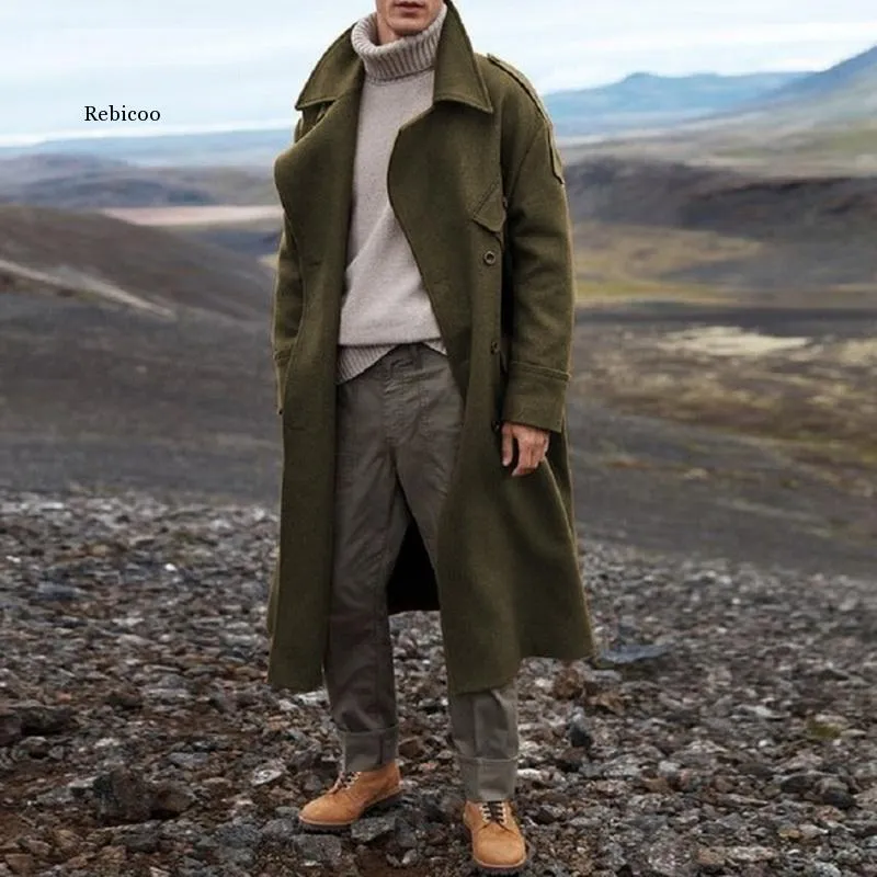 Winter Long Trench Warm Coat