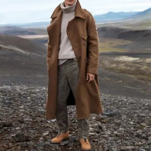 Winter Long Trench Warm Coat