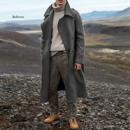Winter Long Trench Warm Coat