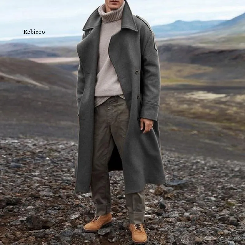 Winter Long Trench Warm Coat