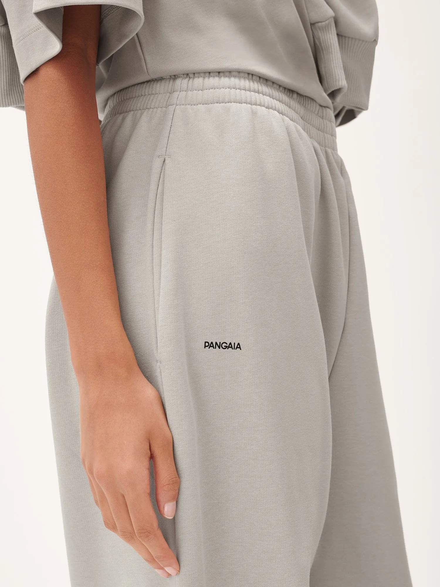 Womens DNA Barrel-Leg Track Pants—stone