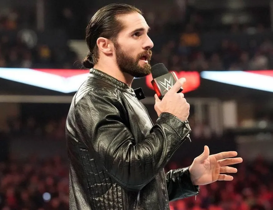 WWE Seth Rollins Black Stylish Leather Jacket by TJS